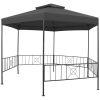 Paviljong 323x275x265 cm antracit vidaXL – miniatyr 2