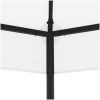 Paviljong 323x275x265 cm vit 180 g/m² vidaXL – miniatyr 3