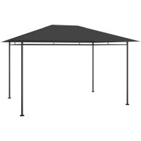 Paviljong 384x281x270 cm antracit 180 g/m² vidaXL