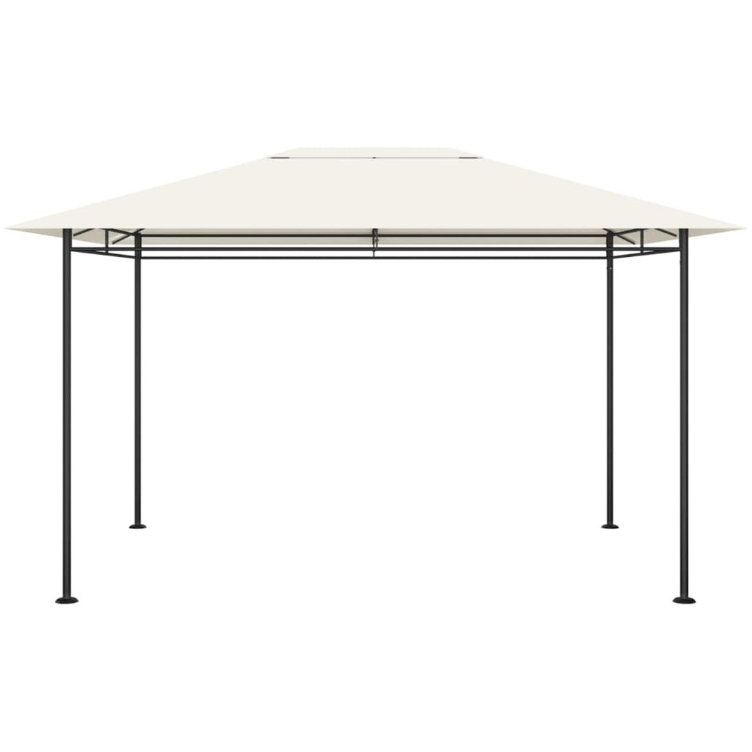 Paviljong 384x281x270 cm gräddvit 180 g/m² vidaXL – bild 2