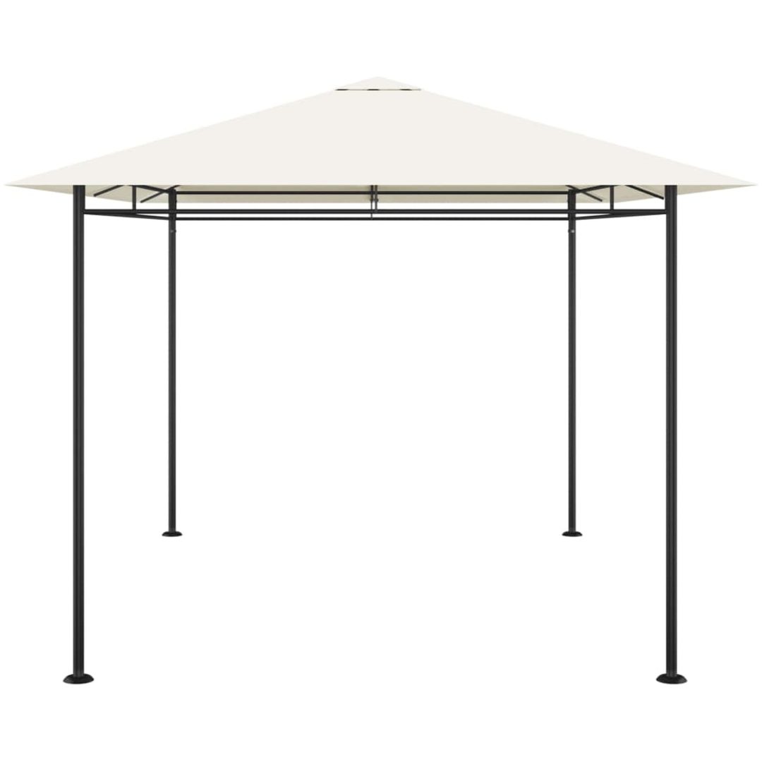 Paviljong 384x281x270 cm gräddvit 180 g/m² vidaXL – bild 3