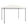 Paviljong 384x281x270 cm gräddvit 180 g/m² vidaXL – miniatyr 1