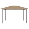 Paviljong 384x281x270 cm taupe 180 g/m² vidaXL – miniatyr 2
