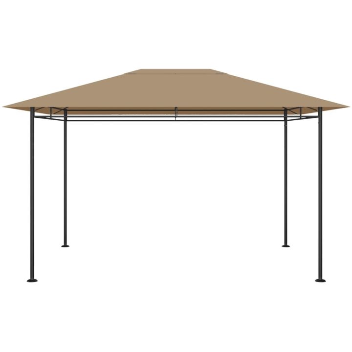 Paviljong 384x281x270 cm taupe 180 g/m² vidaXL – bild 2