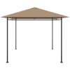 Paviljong 384x281x270 cm taupe 180 g/m² vidaXL – miniatyr 3