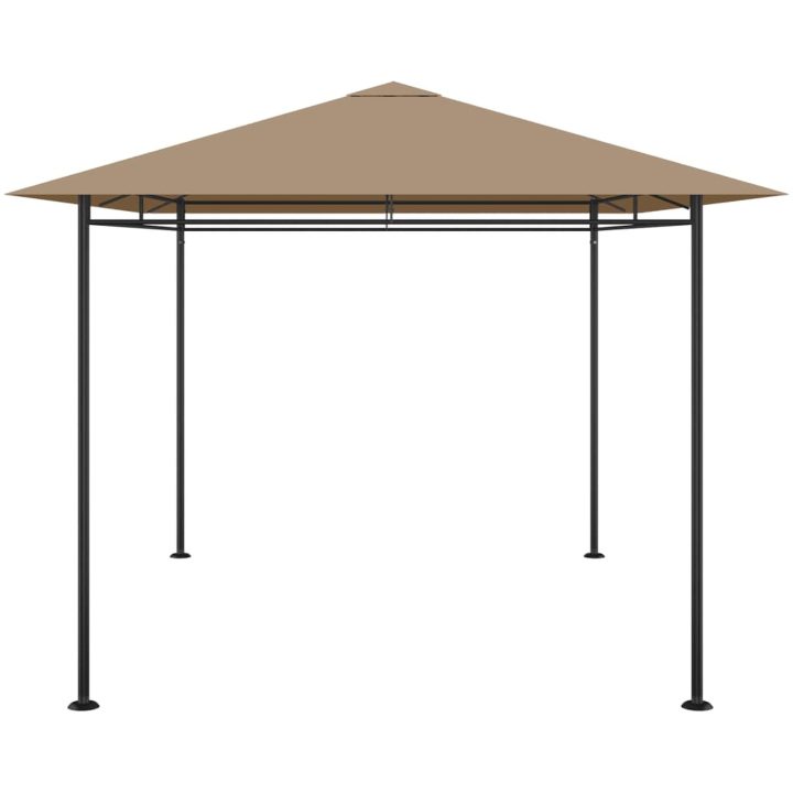 Paviljong 384x281x270 cm taupe 180 g/m² vidaXL – bild 3