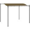 Paviljong 3x2,4 m taupe 180 g/m² vidaXL – miniatyr 2