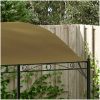 Paviljong 3x2,4 m taupe 180 g/m² vidaXL – miniatyr 4