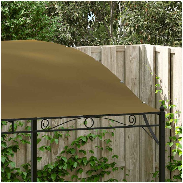 Paviljong 3x2,4 m taupe 180 g/m² vidaXL – bild 4