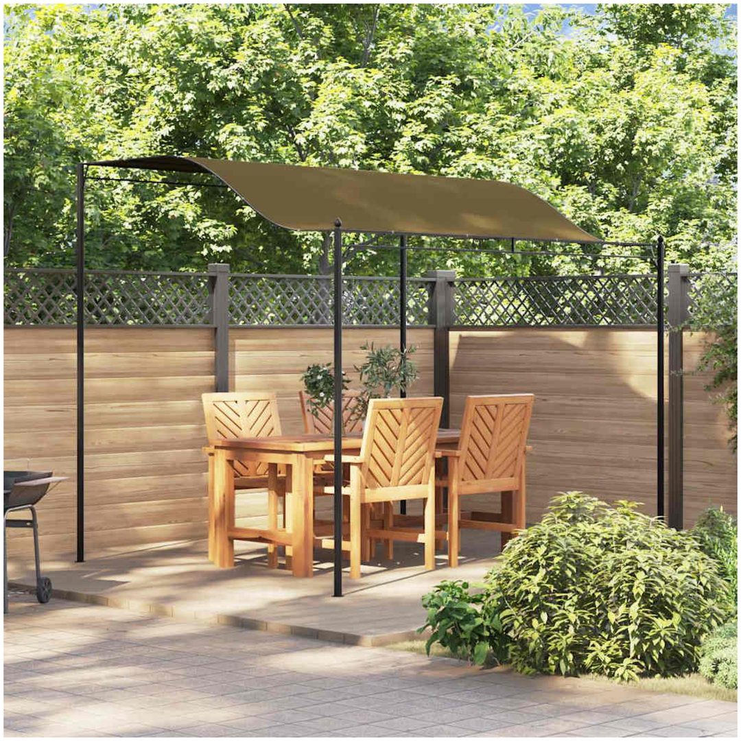 Paviljong 3x2,4 m taupe 180 g/m² vidaXL
