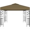 Paviljong 3x3 m taupe 180 g/m² vidaXL – miniatyr 2