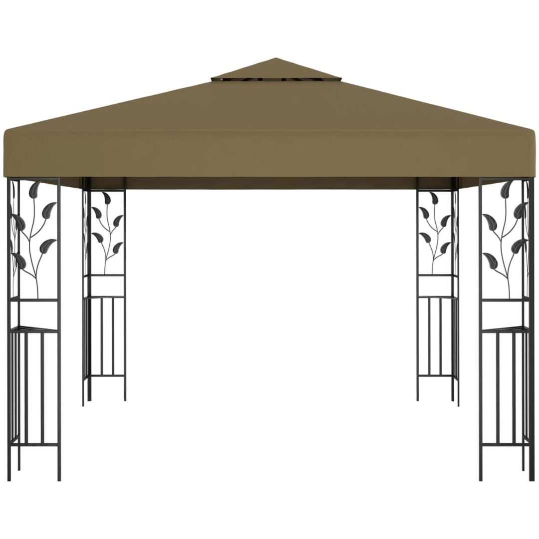 Paviljong 3x3 m taupe 180 g/m² vidaXL – bild 2