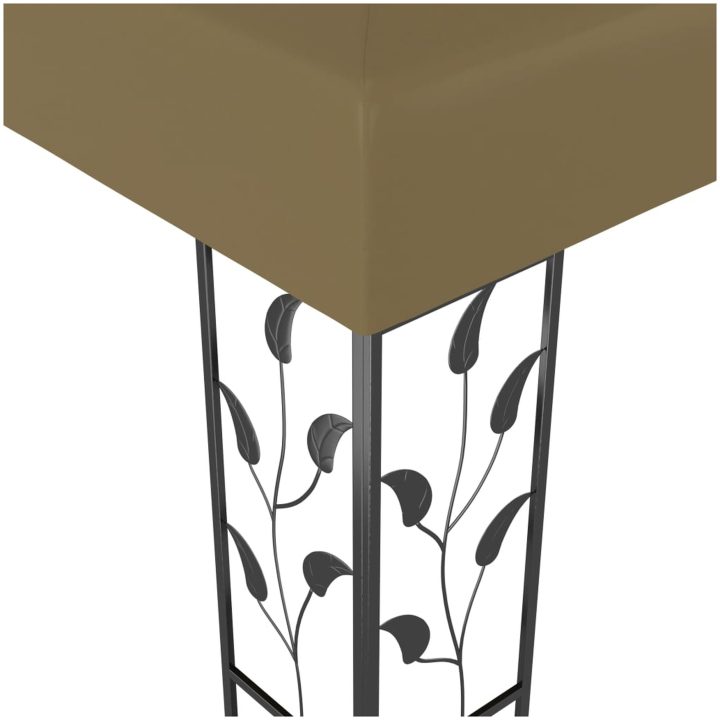 Paviljong 3x3 m taupe 180 g/m² vidaXL – bild 3