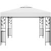 Paviljong 3x3 m vit 180 g/m² vidaXL – miniatyr 2