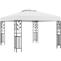 Paviljong 3x3 m vit 180 g/m² vidaXL