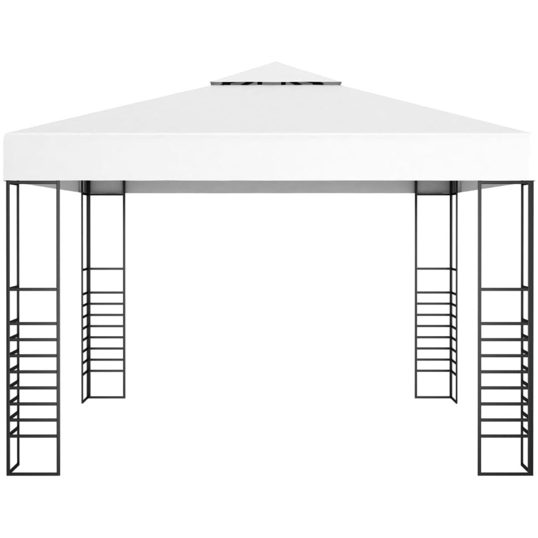 Paviljong 3x3 m vit vidaXL – bild 2