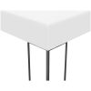 Paviljong 3x3 m vit vidaXL – miniatyr 3