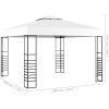 Paviljong 3x3 m vit vidaXL – miniatyr 5