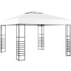 Paviljong 3x3 m vit vidaXL – miniatyr 1