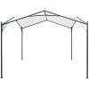 Paviljong 3x3x2,6 m vit 180 g/m² vidaXL 3 x 3 m – miniatyr 2
