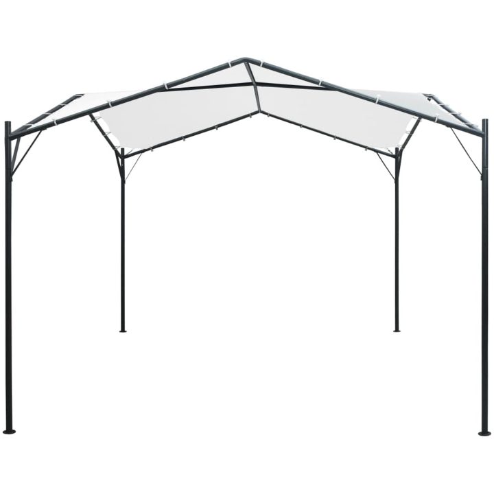 Paviljong 3x3x2,6 m vit 180 g/m² vidaXL 3 x 3 m – bild 2
