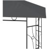 Paviljong 3x3x2,7 m antracit 160 g/m² vidaXL – miniatyr 3