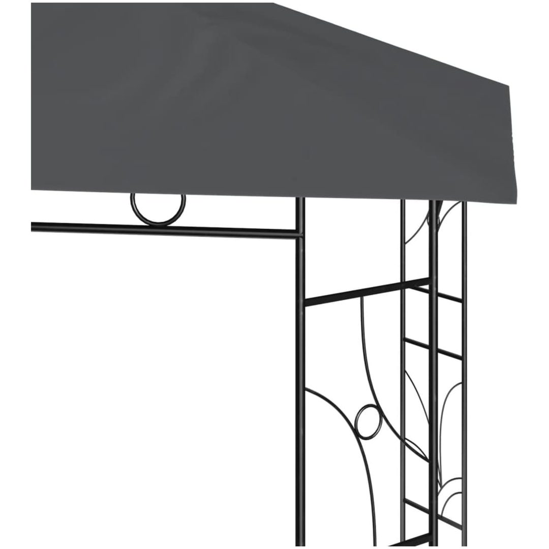 Paviljong 3x3x2,7 m antracit 160 g/m² vidaXL – bild 3