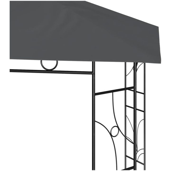 Paviljong 3x3x2,7 m antracit 160 g/m² vidaXL – bild 3