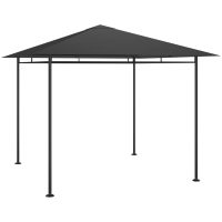 Paviljong 3x3x2,7 m antracit 180 g/m² vidaXL