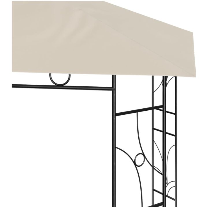 Paviljong 3x3x2,7 m gräddvit 160 g/m² vidaXL – bild 3
