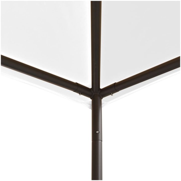 Paviljong 3x3x2,9 m vit 180 g/m² vidaXL 3 x 3 m – bild 3