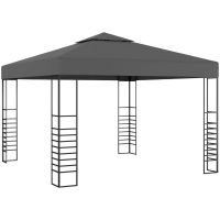 Paviljong 3x4 m antracit vidaXL