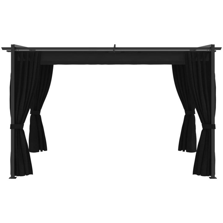 Paviljong 4x3 m antracit vidaXL – bild 2