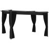 Paviljong 4x3 m antracit vidaXL – miniatyr 1