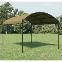 Paviljong 4x3x2,6 m taupe 180 g/m² vidaXL