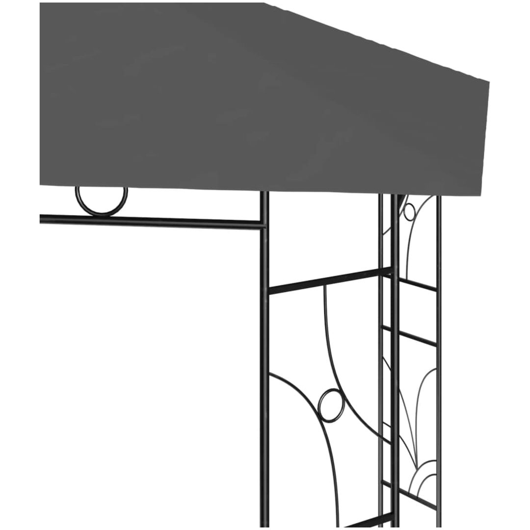 Paviljong 4x3x2,7 m antracit 160 g/m² vidaXL – bild 4