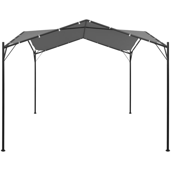 Paviljong 4x4 m antracit vidaXL – bild 2