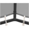 Paviljong 4x4 m antracit vidaXL – miniatyr 4