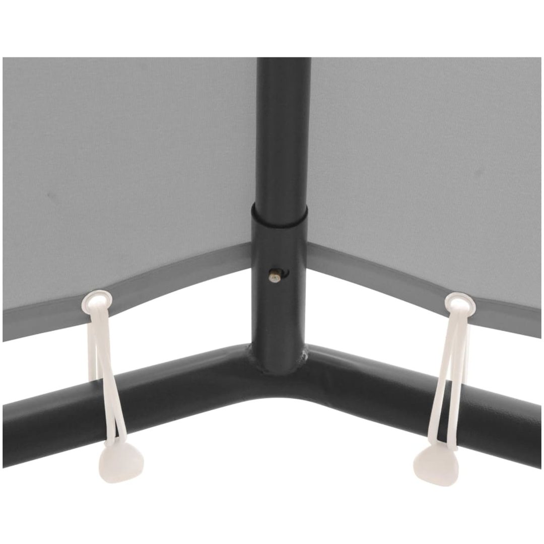 Paviljong 4x4 m antracit vidaXL – bild 4