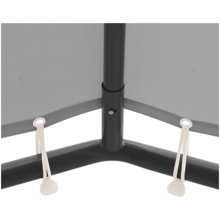 Paviljong 4x4 m antracit vidaXL – bild 4