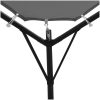 Paviljong 4x4 m antracit vidaXL – miniatyr 5