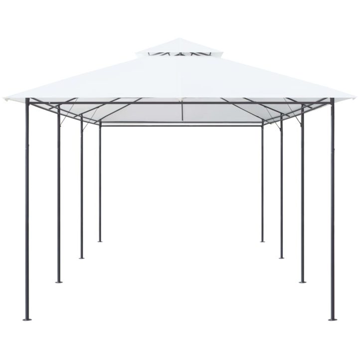 Paviljong 600x298x270 cm vit 180g/m² vidaXL – bild 2