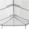 Paviljong 600x298x270 cm vit 180g/m² vidaXL – miniatyr 5