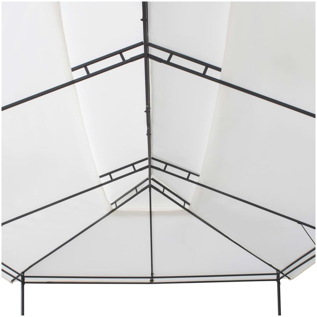 Paviljong 600x298x270 cm vit 180g/m² vidaXL – bild 5