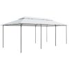 Paviljong 600x298x270 cm vit 180g/m² vidaXL – miniatyr 1