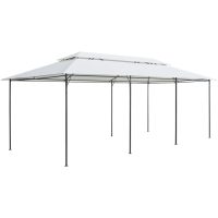 Paviljong 600x298x270 cm vit 180g/m² vidaXL