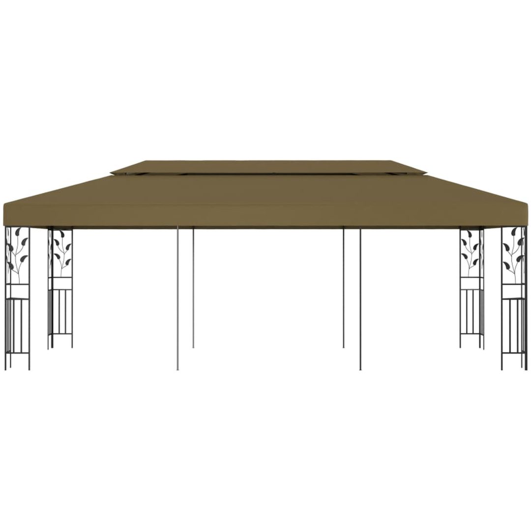 Paviljong 6x3 m taupe 180 g/m² vidaXL – bild 2