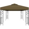 Paviljong 6x3 m taupe 180 g/m² vidaXL – miniatyr 3