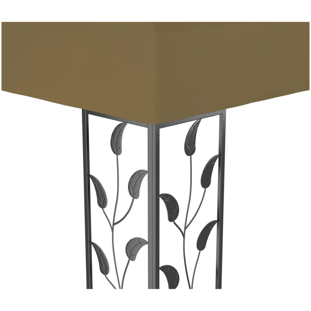 Paviljong 6x3 m taupe 180 g/m² vidaXL – bild 5