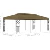Paviljong 6x3 m taupe 180 g/m² vidaXL – miniatyr 6